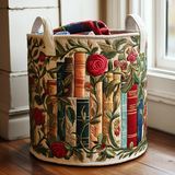 Quilted Laundry Basket – Natural Pattern