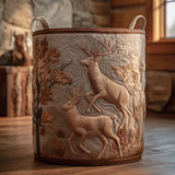 Quilted Laundry Basket – Natural Landscape