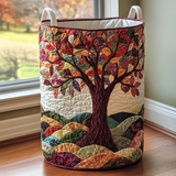 Quilted Laundry Basket – Natural Landscape