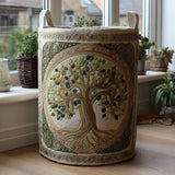 Quilted Laundry Basket – Natural Landscape