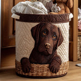 Quilted Laundry Basket – Cute Creatures Sweet Eyes