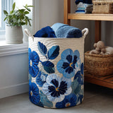Quilted Laundry Basket – Floral Pattern