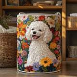 Quilted Laundry Basket – Floral Pattern