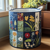 Quilted Laundry Basket – Floral Pattern