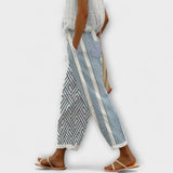 Airish – Distinctive Printed Casual Button Trousers